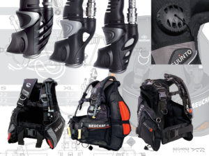 Dive stabilizing jackets